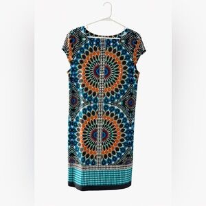 Women’s Multicolor Geometric Print Dress